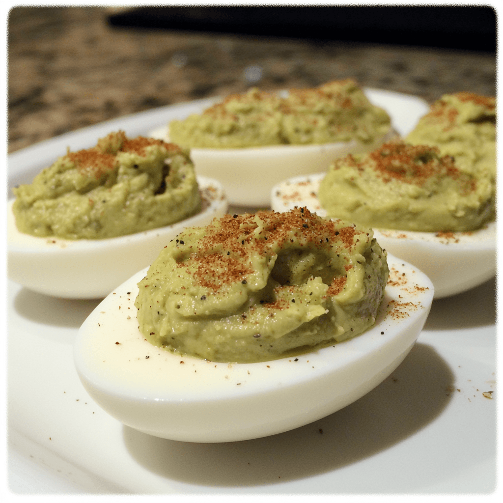 Mouthwatering Avocado Deviled Eggs 🥑🥚