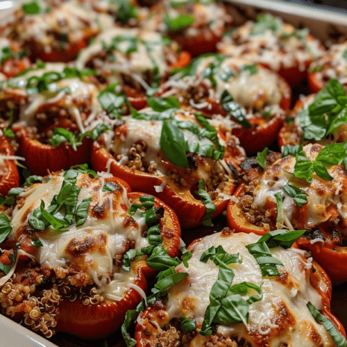 Stuffed Peppers (Beef & Quinoa)