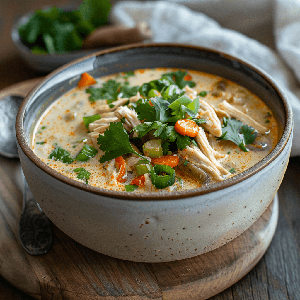 Thai Coconut Chicken Soup