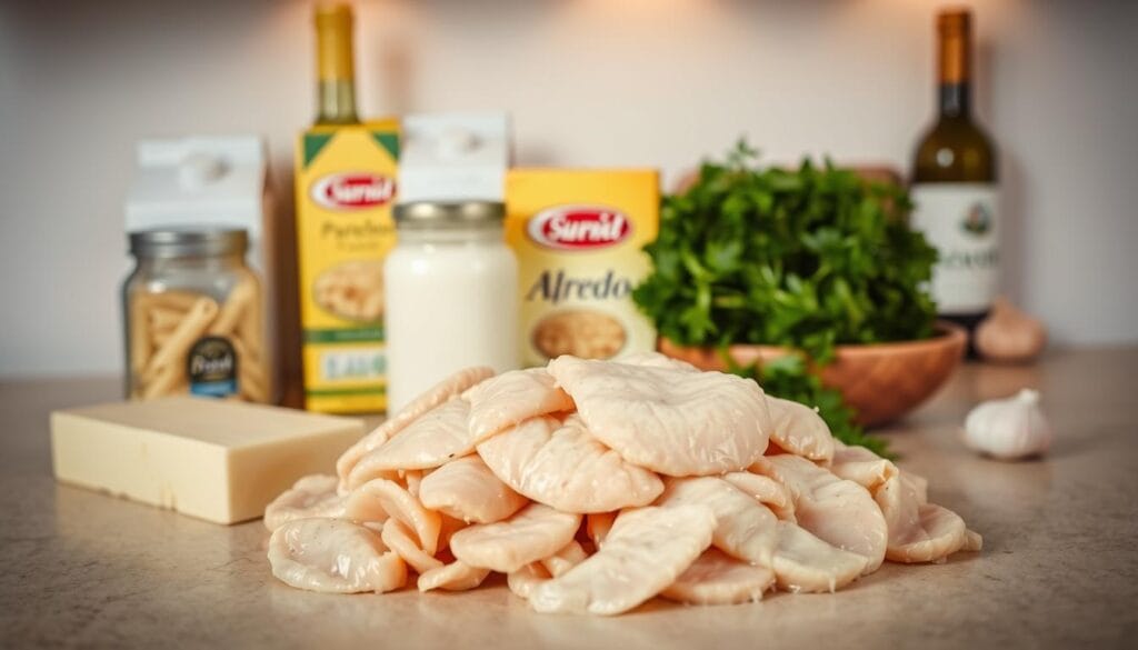 Chicken Alfredo Bake Ingredients Chicken Alfredo Bake Ingredients